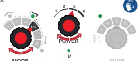 Einstellungen für Polieren